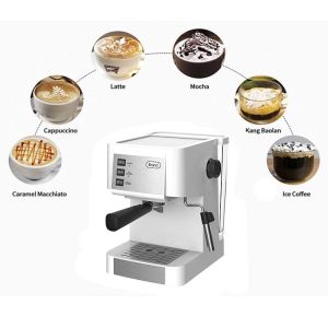 Buy cheap 1.6L Stainless Steel Portable Espresso Machine Ground Coffee from wholesalers