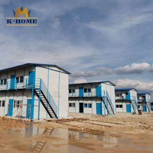 Fabricated Steel Structure Worker Buildings Sandwich Panel Prefab Houses