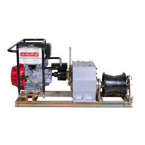 Buy cheap Cable Pulling Winch Machine 5 Ton Gasoline Belt Continuous Grinding from wholesalers