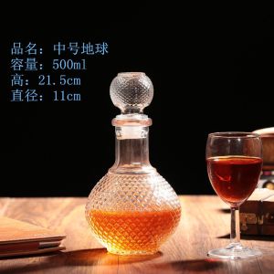 500ml 800ml 1000ml Glass Vodka Decanter Made with Environmental Protection in