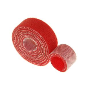 Buy cheap Red Back To Back  , Fasten Loop And Hook Tape 25MM from wholesalers
