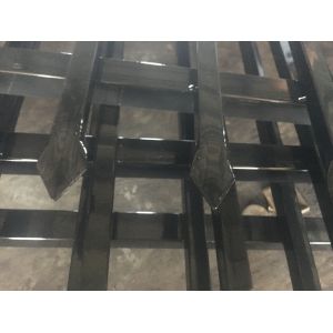Powder coated Decorative Tubular Steel Security Fencing Panels 19mm and 25mm