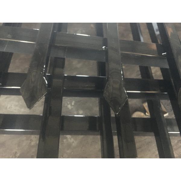 Powder coated Decorative Tubular Steel Security Fencing Panels 19mm and 25mm