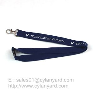 Buy cheap Blue Breakaway Clip Lanyards, Printed Polyester Lanyard with Breakaway Buckle from wholesalers