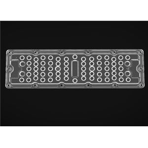 Buy cheap Rectangular Type High Power LED Lens , 60 Degree LED High Bay Light Lens With Heat Sink from wholesalers