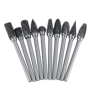 Buy cheap 10PCS Carbide Burrs Set 1/4 Inch Tungsten Burrs with 6mm Shank for Cutting Tooth File from wholesalers