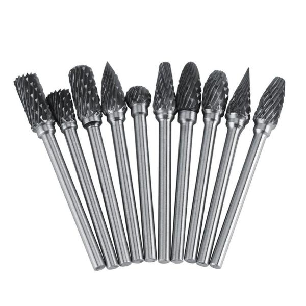 Buy cheap 10PCS Carbide Burrs Set 1/4 Inch Tungsten Burrs with 6mm Shank for Cutting Tooth File from wholesalers