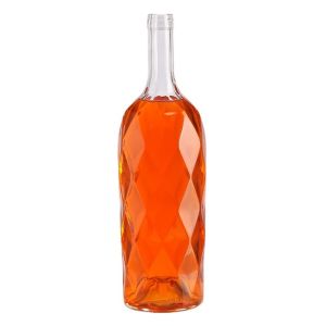 Buy cheap Industrial 1L Glass Clear Bottle for Beverage Fine Gin Wine Liquor Spirit Bottles from wholesalers