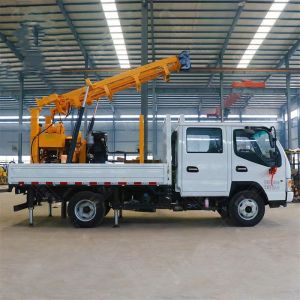 Vehicle Chassis Hydraulic Drilling Rig Self Propelled for 200M Water Well