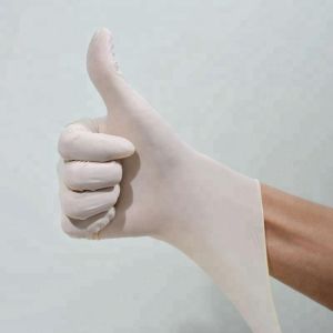 Buy cheap Non Slip Disposable Latex Examination Gloves , Disposable Rubber Gloves from wholesalers