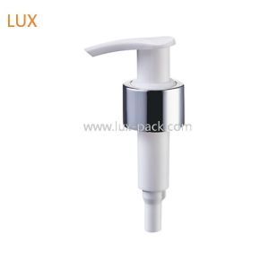 Buy cheap Custom Color Left-Right Lotion Pump with Aluminum Closure for Travel-Sized Luxury Liquids and Leak Prevention from wholesalers
