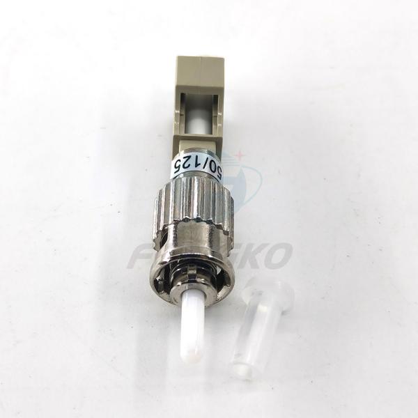 Quality LC ST Female To Male Fiber Optic Hybrid Adapter Multimode 50/125 for sale