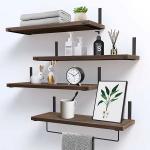 Buy cheap Medium Duty Wall Mounted Storage Shelves Rustic Wood Floating Shelves from wholesalers