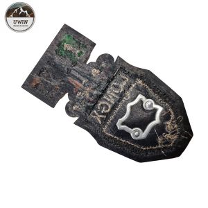 High Density Custom Made Embroidered Patches 3D Royal Customized Logo