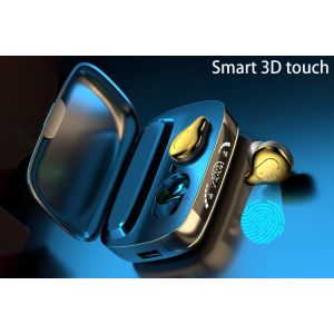 Strong Bass Waterproof Wireless Earbuds HD LED Display Auto Pairing