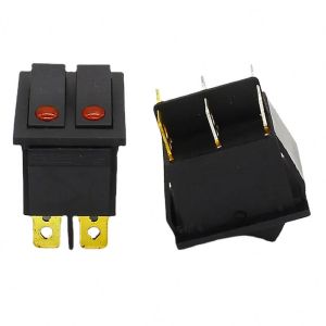 Buy cheap Rocker switch belt cat-eye  two gang  double switch from wholesalers
