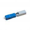 Buy cheap Fast Installation Quick Assembly Connector SC UPC SM Blue Fiber Fast Field Connector from wholesalers