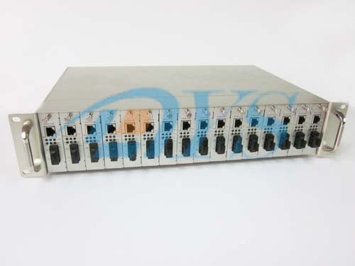 Buy cheap Singlemode Optical Fiber Media Converter IEEE802.3u With 16 Slot from wholesalers