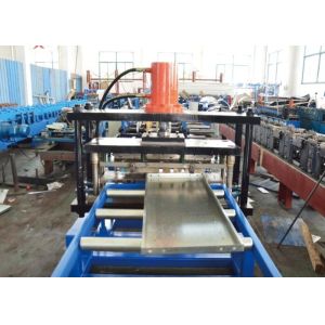 Buy cheap PLC Control Shelf Box Metal Roll Forming Systems 3-5 M/ Min Speed With Hydraulic Cutting from wholesalers