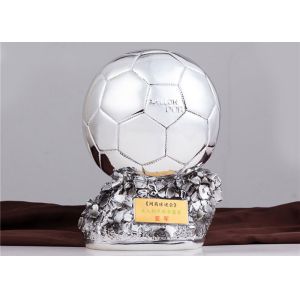Buy cheap Football Custom Award Trophies Resin Material Soccer Sporsts Competition Application from wholesalers