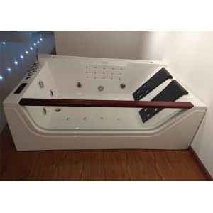 Buy cheap Double Pillows Rectangular Abs Jacuzzi Whirlpool Bathtub With Computer Control from wholesalers