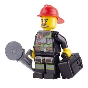 Buy cheap MOC character career model ladies gentlemen thief criminal firemen mini figures building blocks from wholesalers