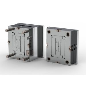 Transparent spk bracket (1*8) / Cold runner / Two-plates mold No.24319