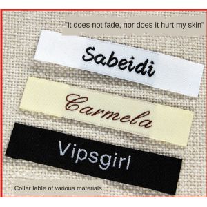 Wholesale Washable Cheap Custom Woven Labels For Garment