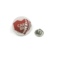 Buy cheap Round Metal Custom Made Enamel Badges Bright Silver Plating Aluminum Alloy product