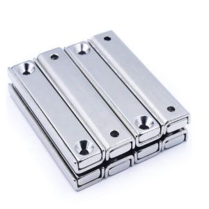 Buy cheap 65lbs Pull Force Ndfeb Industrial Magnet with Nickel Coating and A3 Steel Cup Shape from wholesalers