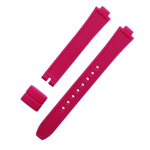 SHX Silicone Rubber Watch Strap Bands 15x8mm Narrow Watch Strap