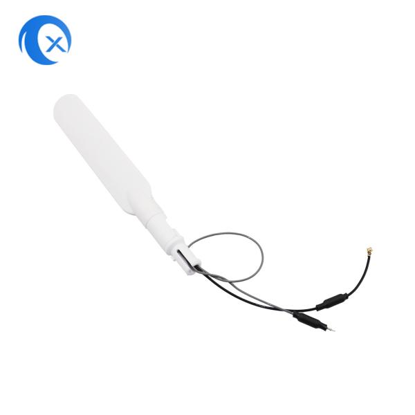 Buy cheap 2.4/5.8g High Gain 3dBi Dual Band Omnidirectional WiFi Swivel Paddle Antenna With Flying Wire For Routers from wholesalers