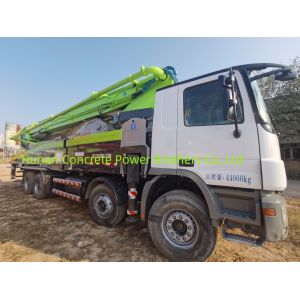 Buy cheap 180m 178 Productivity 2018 Used 56m Concrete Pump Truck with 2.6mm Vibrating Amplitude from wholesalers