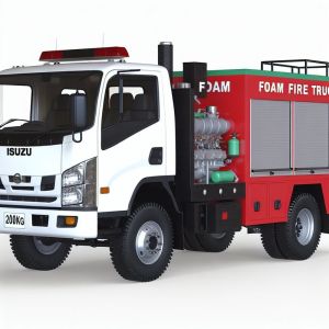 Buy cheap ISUZU Foam Fire Truck 2000kg Capacity Diesel Engine from wholesalers