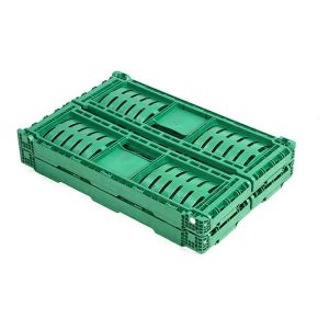 Buy cheap Vented Foldable Fruit And Vegetable Plastic Crates Loading Capacity 20kg from wholesalers