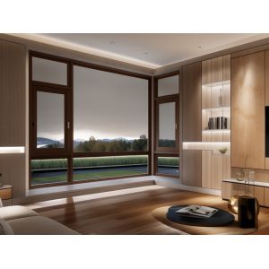 Dustproof Aluminium Frame Casement Window Horizontal Fiberglass Screen