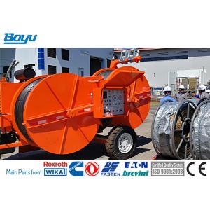 Buy cheap TY1x80 Stringing Equipment Diesel 105hp Hydraulic Tensioner Max Tension 1x80kN from wholesalers