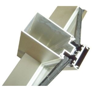 Buy cheap Aluminum Curtain Wall Extruded Profiles with cutting , drilling from wholesalers
