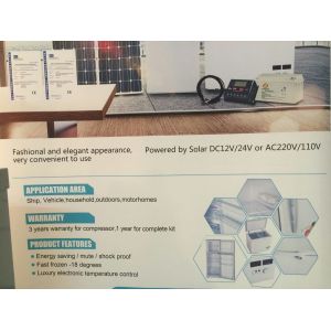 Buy cheap DC12V 128L Solar power fridge for Africa,middle east,South America. product