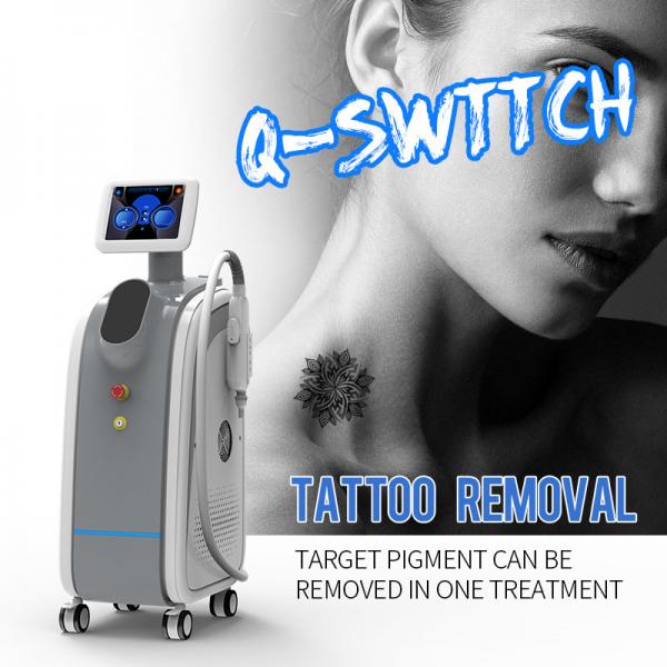 Quality 1064nm 532nm Q Switched ND YAG Laser Machine For Pigmentation Removal for sale