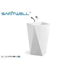 Buy cheap Style bathroom sink glaze ceramic single hloe pedestal wash basin from wholesalers