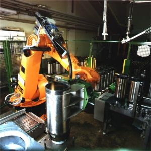 Buy cheap Automatic Palletizing System Line  Machine Customized Robot Palletizer from wholesalers