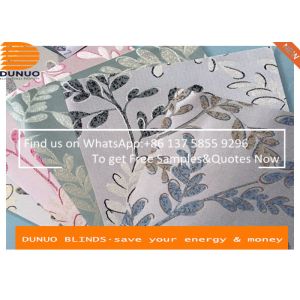 Luxury Curtain Fabric Jacquard Blackout Roller Blinds Vertical Blind