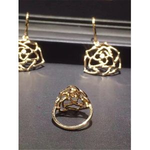 Buy cheap Piaget diamonds of hollow  rose ring 18kt gold  with white gold or yellow gold from wholesalers