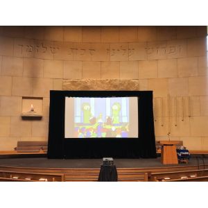 16:9 Projectors & Presentation Equipment Fast Fold Stand Up Projector Screen