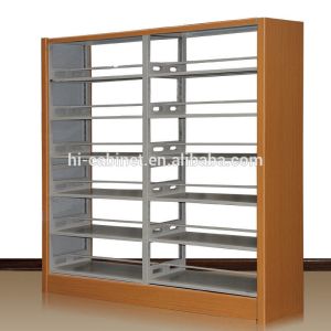 Library 2.0mm Thickness Stainless Steel Metal Storage Rack Library Shelving