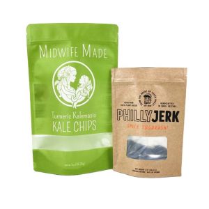Buy cheap Eco Friendly Customized Logo 100g 250g  Kraft Paper Tea Coffee Nuts Powder Bag Recyclable Kraft Paper Pouch from wholesalers