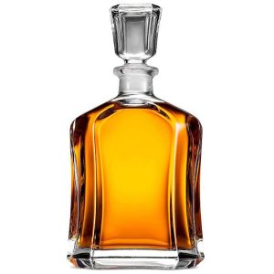 Buy cheap Collar Material Glass Square Bottle for Beverage Vodka Whisky Rum Tequila 23.75 oz from wholesalers
