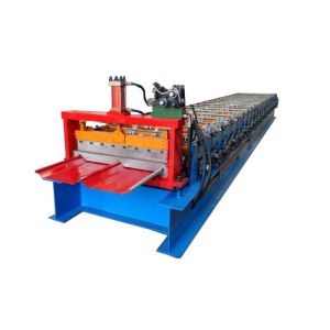 Buy cheap Cr12 Cutter Standing Seam Roll Forming Machine Self Lock Plate Feeding Thickness 0.3-0.9mm from wholesalers