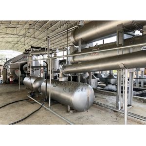 China Car Waste Tyre Pyrolysis Plant 10 TPD Refinery To Oil Rubber on sale